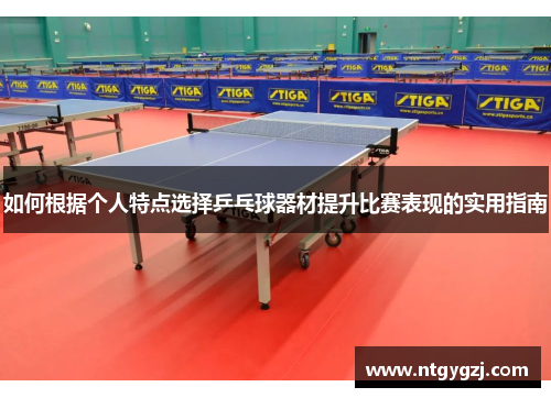 如何根据个人特点选择乒乓球器材提升比赛表现的实用指南